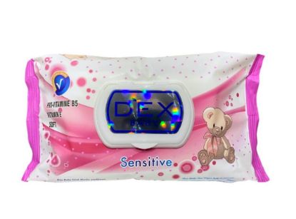 Imagen de Toallitas húmedas sensibles para bebé Dex (72 U)