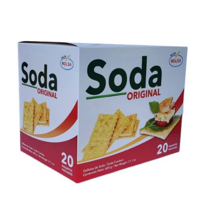 Imagen de Galletas de soda original Molsa (600g)