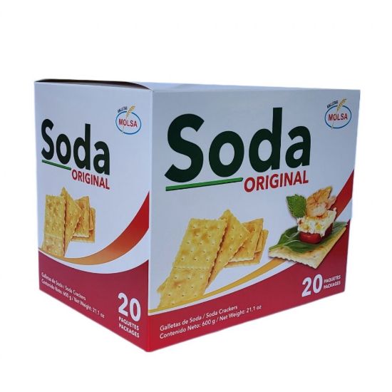 Imagen de Galletas de soda original Molsa (600g)