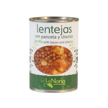 Imagen de Lentejas con panceta y chorizo La Noria (420 g)