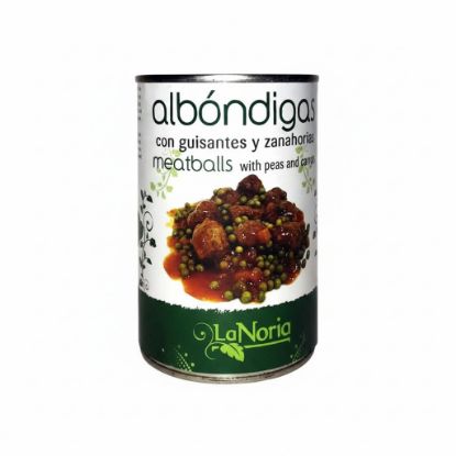 Imagen de Albóndigas con guisantes y zanahorias La Noria (415g)