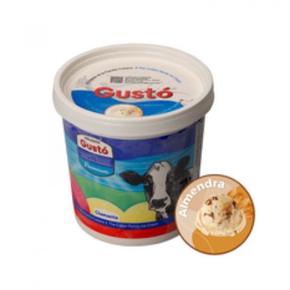 Imagen de Helado de crema sabor almendra Gustó Premium (1 L)