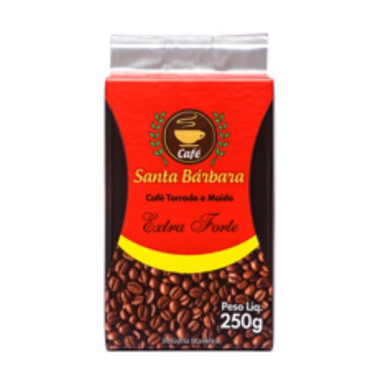Imagen de Café tostado y molido extra fuerte Santa Bárbara (250 g)