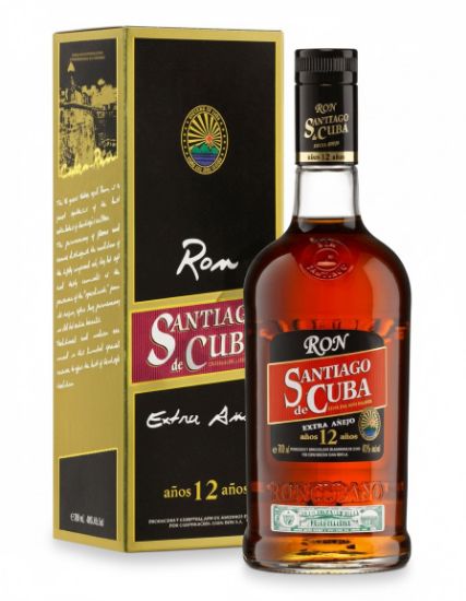 Imagen de Ron extra añejo 12 años Santiago de Cuba (700 ml)