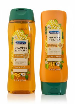 Imagen de Juego de champú y acondicionador vitamina B y miel Xtracare (413 ml)