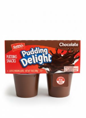 Imagen de Pudding sabor a chocolate Sunny’s (4 U)