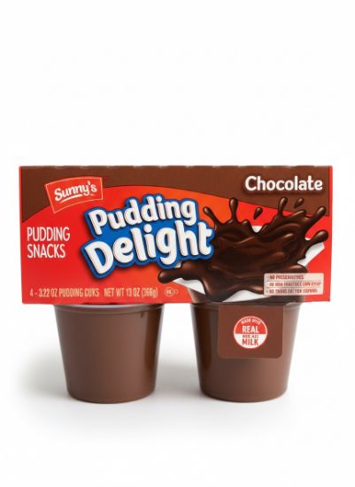 Imagen de Pudding sabor a chocolate Sunny’s (4 U)