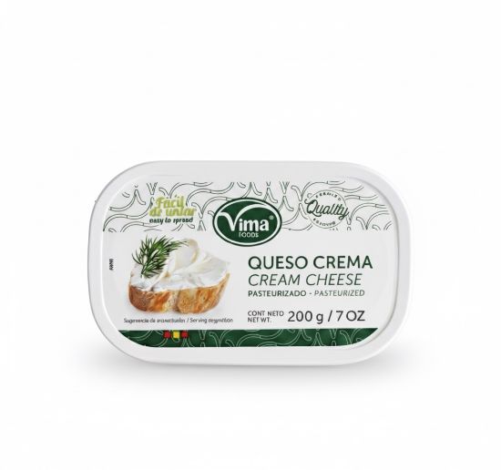 Imagen de Queso crema pasteurizado Vima Foods (200 g)