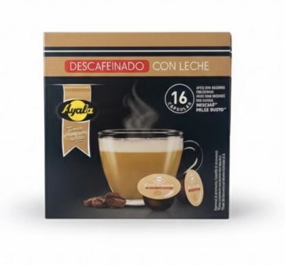 Imagen de Café descafeinado con leche Ayala (16 cápsulas)