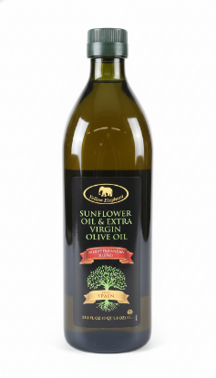Imagen de Aceite de girasol y aceite de oliva extra virgen Yellow Elephant (1 L)