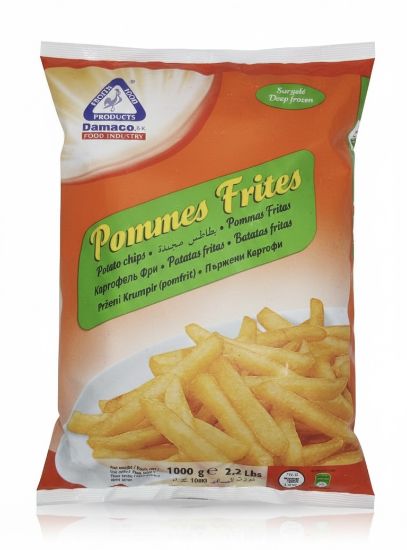Imagen de Papas fritas congeladas Pommes Frites Damaco (1 kg)