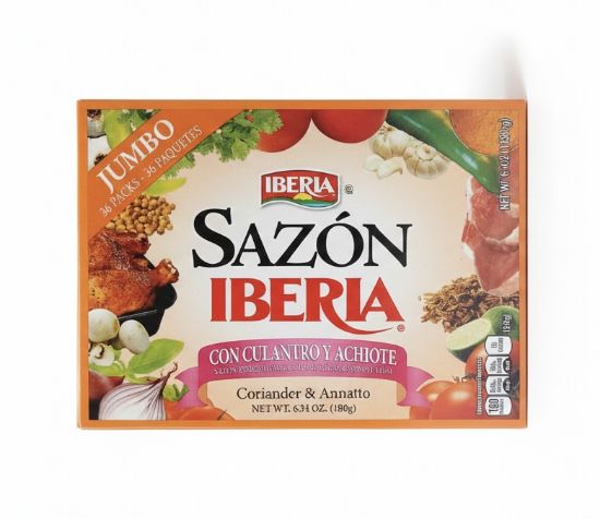 Imagen de Sazón Iberia con culantro y achiote (180 g / 36 sobres)