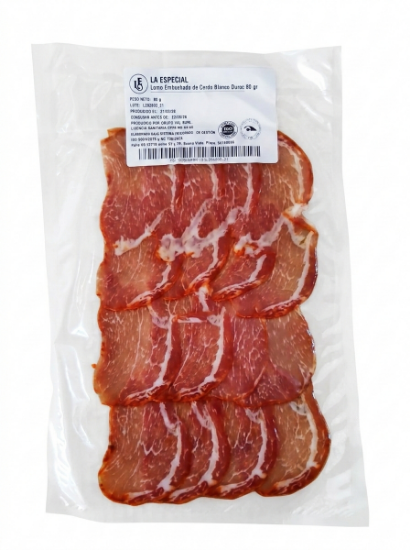Imagen de Lomo Embuchado de Cerdo Blanco Duroc La Especial (80 g)