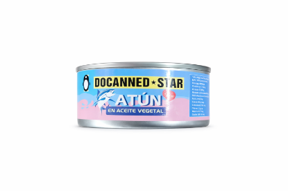 Imagen de Atún en Aceite Vegetal Docanned Star (140 g)
