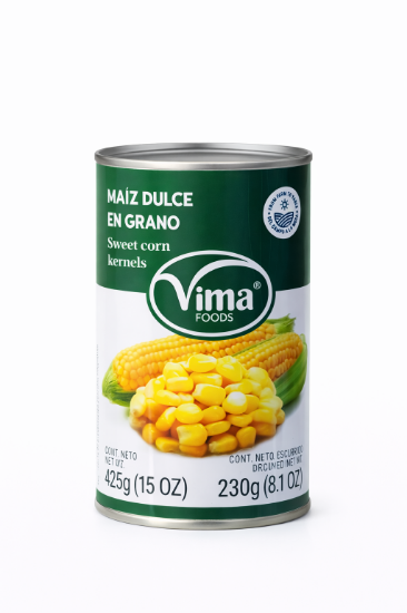 Imagen de Maíz Dulce en Grano Vima Foods (425 g)