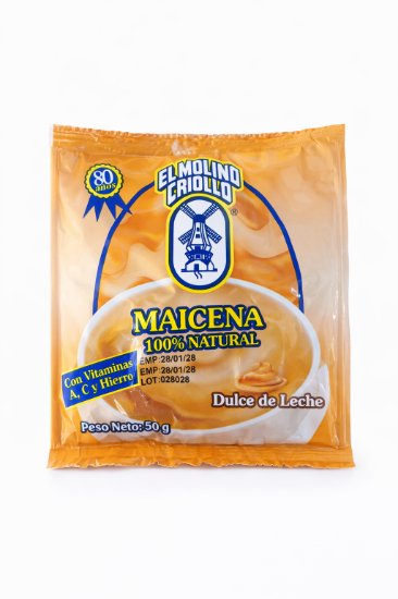 Imagen de Maicena Sabor Dulce de Leche El Molino Criollo (50 g)