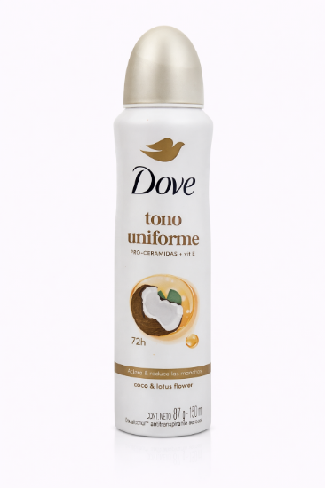 Imagen de Desodorante Dove Tono Uniforme coco & lotus flower (150 ml)