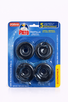 Imagen de Pastillas para Inodoro Pato Fragancia Refrescante (4 x 40 g)