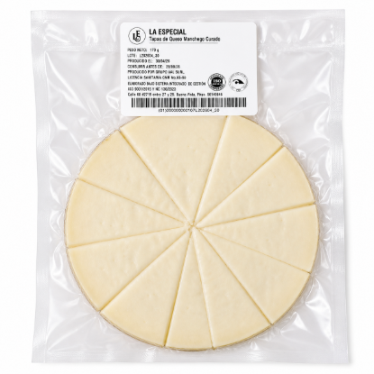 Imagen de Tapas de queso manchego curado La Especial (170 g)