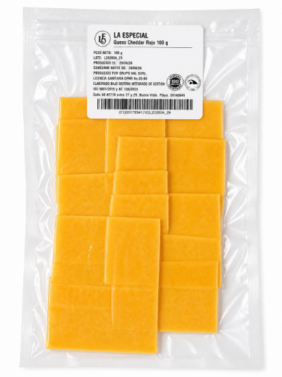 Imagen de Queso cheddar rojo La Especial (100 g)