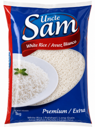 Imagen de Arroz blanco Uncle Sam (1 kg)