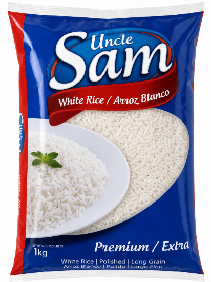 Imagen de Arroz blanco Uncle Sam (1 kg)