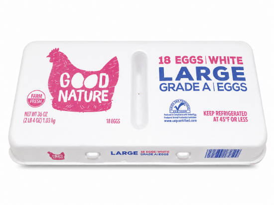 Imagen de Huevos blancos grandes Good Nature (18 uds)