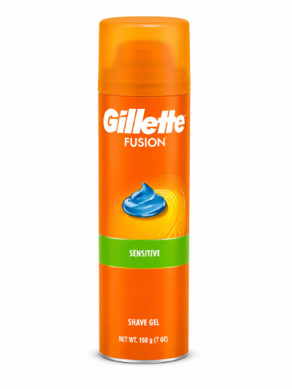 Imagen de Gel de afeitar sensitive Fusion Gillette (198 g)
