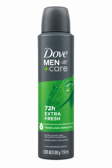 Imagen de Desodorante aerosol extra fresh men+care Dove (150 ml)