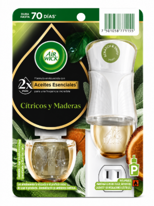 Imagen de Ambientador eléctrico cítricos y maderas Air Wick (20 ml)