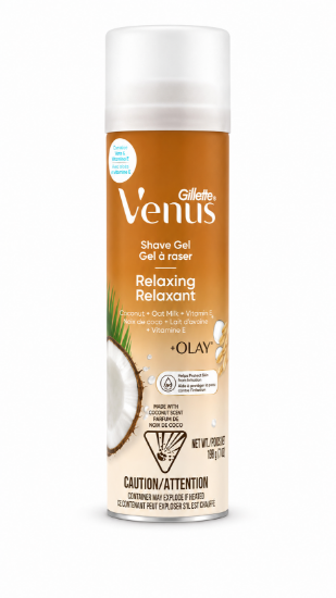 Imagen de Gel para afeitar relaxing Gillette venus + olay (198 g)