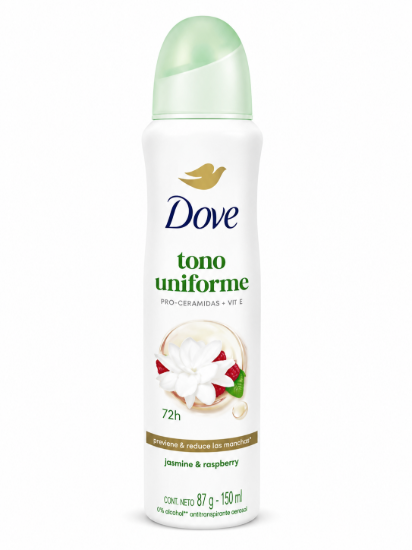 Imagen de Desodorante Dove tono uniforme jasmine & raspberry (150 ml)