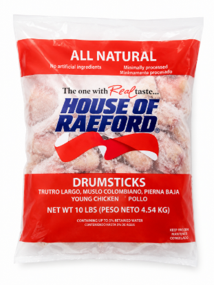 Imagen de Muslos de pollo House of Raeford (4.54 kg)