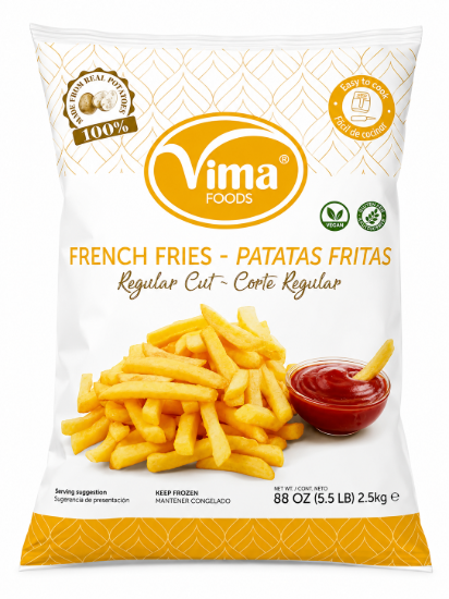 Imagen de Papas fritas Vima Foods corte regular (2.5 kg)