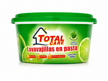Imagen de Lavavajillas en pasta Total Care Limón y Aloe Vera (400 g)