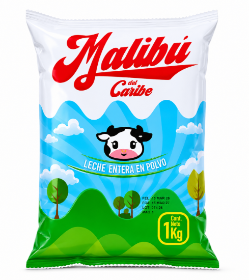 Imagen de Leche Entera en Polvo Malibú del Caribe (1 kg)