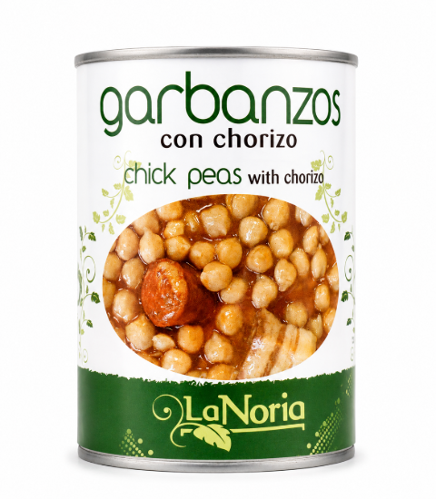 Imagen de Garbanzos con Chorizo La Noria (420 g)