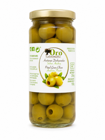 Imagen de Aceitunas Verdes Deshuesadas Oro Extremeño (250 g)