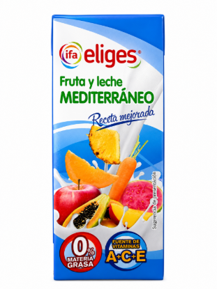 Imagen de Bebida Fruta y Leche Mediterráneo IFA Eliges (200 ml)