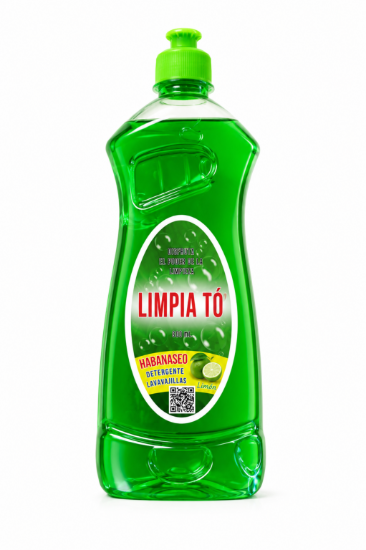 Imagen de Detergente Lavavajillas Limpia Tó Limón (500 ml)