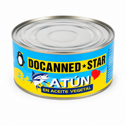 Imagen de Atún en Aceite Vegetal Docanned Star (1 kg)