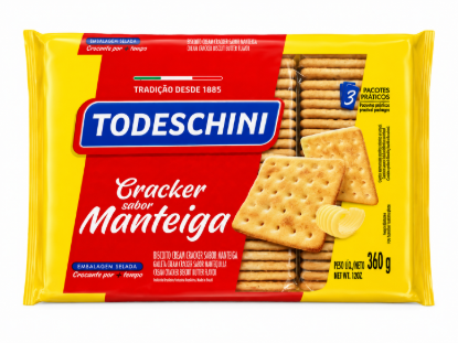 Imagen de Galletas Cracker sabor Mantequilla Todeschini (360 g)