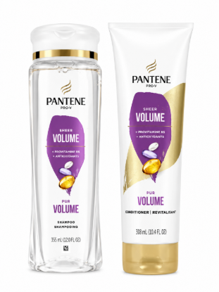 Imagen de Pantene Pro-V Sheer Volume – Shampoo (355 ml) + Acondicionador (308 ml)