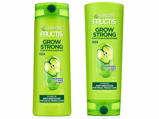 Imagen de Garnier Fructis Grow Strong – Shampoo (370 ml) + Acondicionador (354 ml)