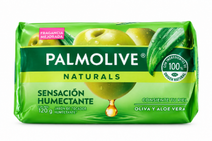 Imagen de Jabón Palmolive Naturals Oliva y Aloe Vera (120 g)
