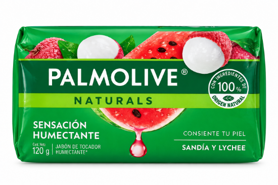 Imagen de Jabón Palmolive Naturals Sandía y Lychee (120 g)