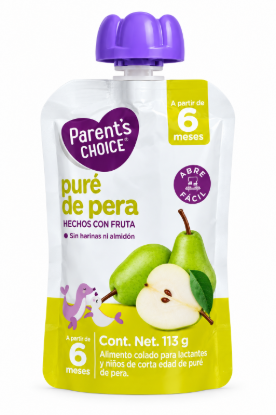 Imagen de Puré de Pera Parent’s Choice (113 g)