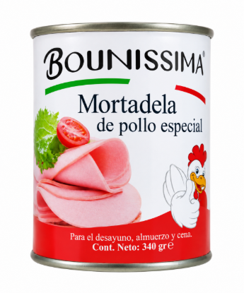 Imagen de Bounissima Mortadela de Pollo Especial (340 g)