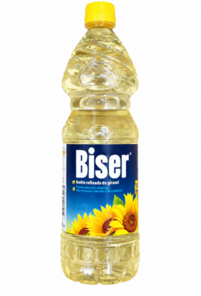 Imagen de Aceite Refinado de Girasol Biser (900 ml)