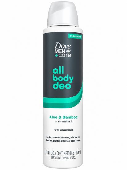 Imagen de Desodorante Corporal All Body Deo Aloe & Bamboo Dove Men+Care (150 ml)
